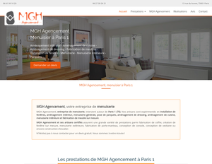 MGH Agencement Paris 1, Rénovation générale, Aménagement de cuisine