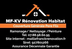 MF KV rénovation habitat Père Fils Magnac-sur-Touvre, Couverture, Charpente, Rénovation de toiture, Zinguerie et gouttières, Construction d'abris et pergola en bois, Construction de terrasse traditionnelle, Entretien / nettoyage de toiture, Installation d'alarme, Installation de ventilation, Peinture, Poêle à granulé de bois, Ramonage, Ravalement de façades, Rénovation générale, Sur-élévation de toiture