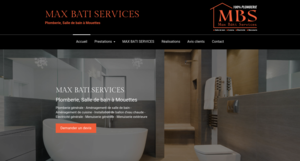 MAX BATI SERVICES Grossœuvre, Dépannage plomberie, Aménagement de salle de bain, Électricité générale, Menuiserie générale, Plomberie générale