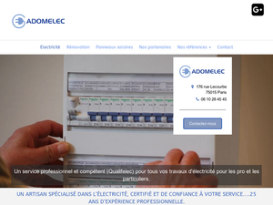 ADOMELEC RENOVATION IMMO Paris 15, Électricité générale, Dépannage électricité, Mise en conformité électrique, Petits travaux en électricité, Rénovation des installations électriques